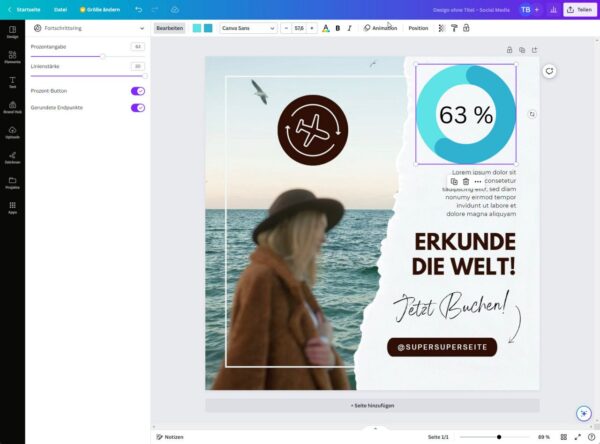 Canva Pro: Kompakter Einstieg und Überblick - Effektives Design für Social Media, Marketing und mehr - Online Live Schulung am 09.07.2025 – Bild 4